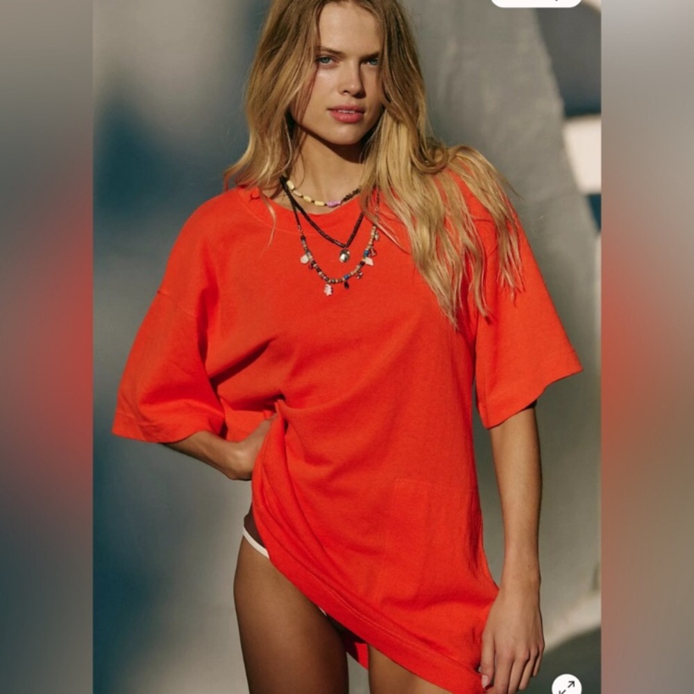 FREE PEOPLE Free-est Essential Extreme Tee Mini Dress M